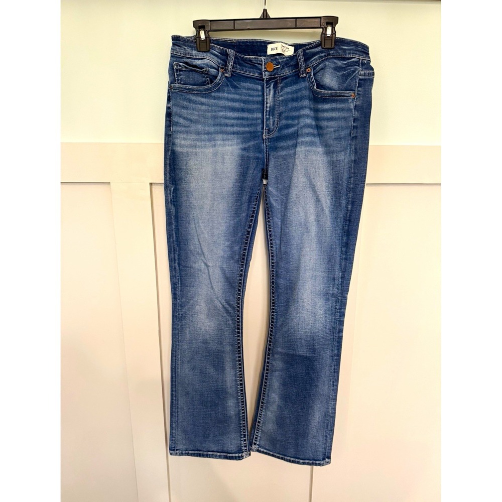 BKE Universal Fit Bootcut Jeans 30 x 31.5 Blue Medium Wash Stretch Mid Rise